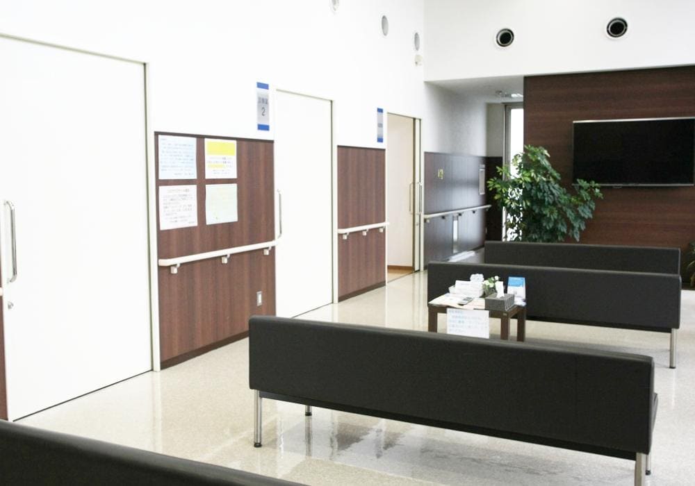 菊地内科医院の待合室